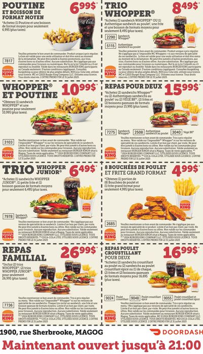 Burger King Canada Coupons July 10 to 31, 2025 Burger King Canada Coupons July 10 to 31, 2025