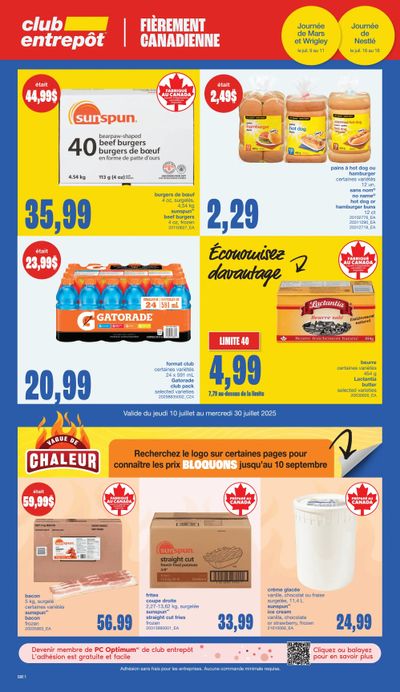 Wholesale Club (QC) Flyer July 10 to 30