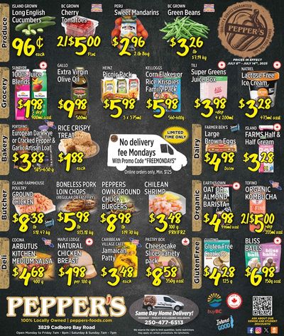 Pepper's Foods Flyer July 8 to 14