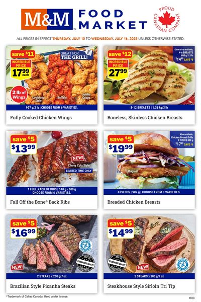M&M Food Market (West) Flyer July 10 to 16