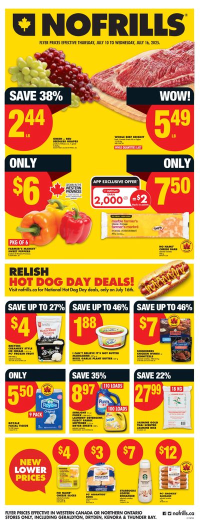 No Frills (West) Flyer July 10 to 16