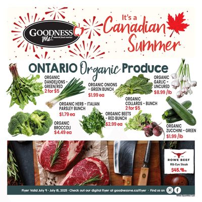Goodness Me Flyer July 9 to 15