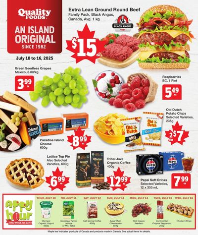 Quality Foods Flyer July 10 to 16