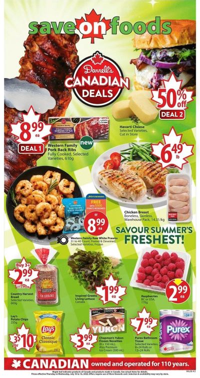 Save On Foods (BC) Flyer July 10 to 16 Save On Foods (BC) Flyer July 10 to 16