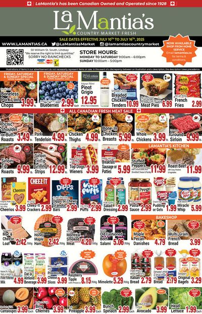 LaMantia's Flyer July 10 to 16