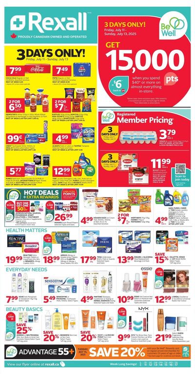 Rexall (AB, SK) Flyer July 11 to 17