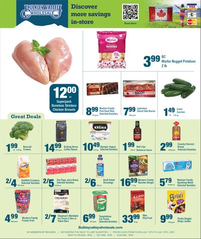Bulkley Valley Wholesale Flyer July 10 to 16