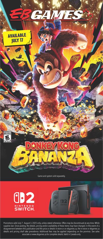 GameStop New Releases Flyer July 1 to 31