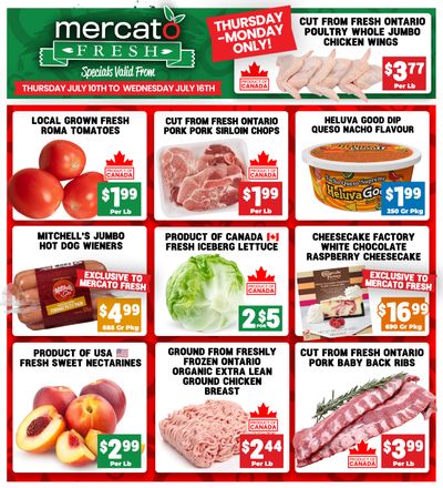 Mercato Fresh Flyer July 10 to 16