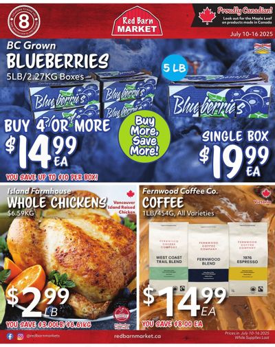 Red Barn Market Flyer July 10 to 16