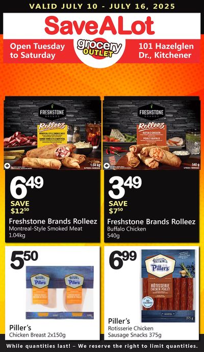 SaveALot Grocery Outlet Flyer July 10 to 16 SaveALot Grocery Outlet Flyer July 10 to 16