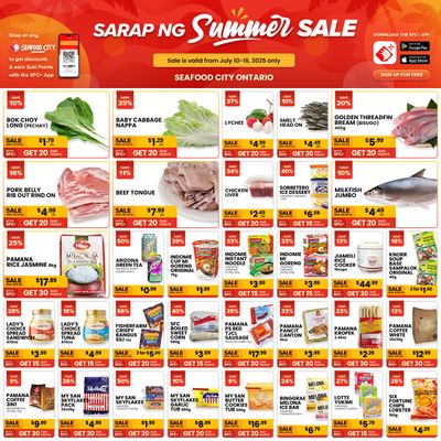Seafood City Supermarket (ON) Flyer July 10 to 16