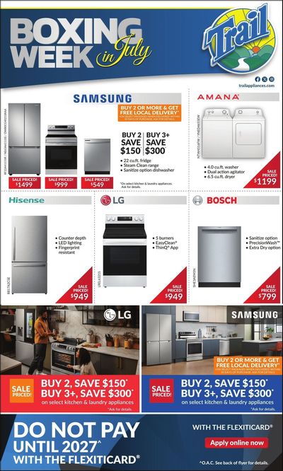 Trail Appliances (AB, SK) Flyer July 10 to 16