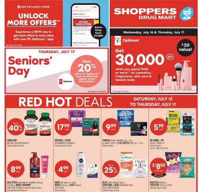 Shoppers Drug Mart Canada: Earn up to $75 in Points This Weekend + 2 Day Sale + More