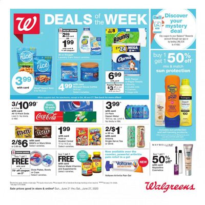 Walgreens Weekly Ad & Flyer June 21 to 27