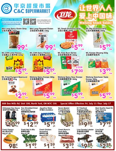 C&C Supermarket Flyer July 11 to 17