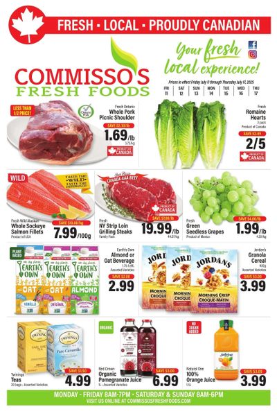 Commisso's Fresh Foods Flyer July 11 to 17