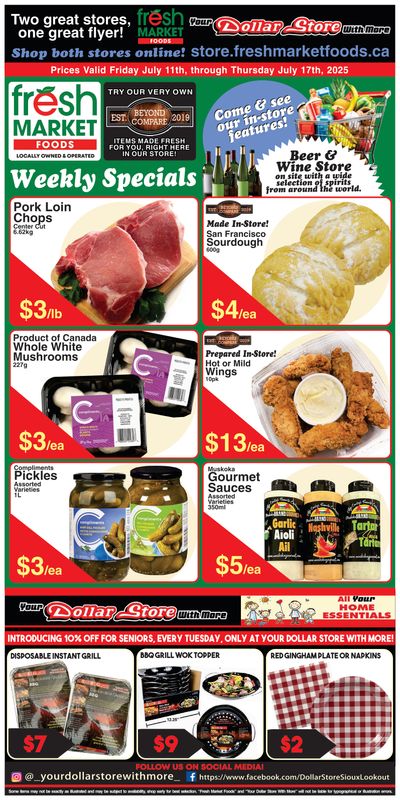 Fresh Market Foods Flyer July 11 to 17