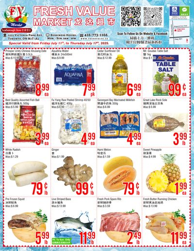 Fresh Value (Scarborough) Flyer July 11 to 17