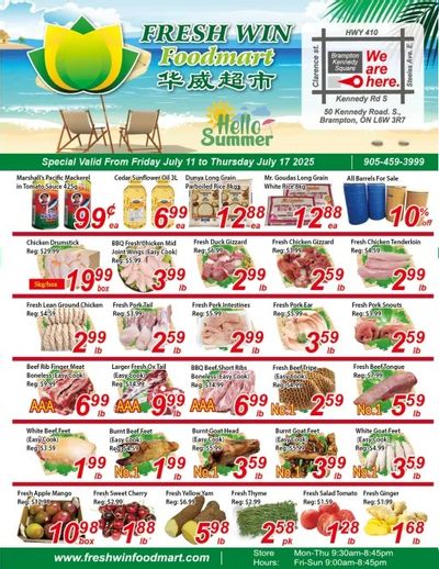 Fresh Win Foodmart Flyer July 11 to 17 
