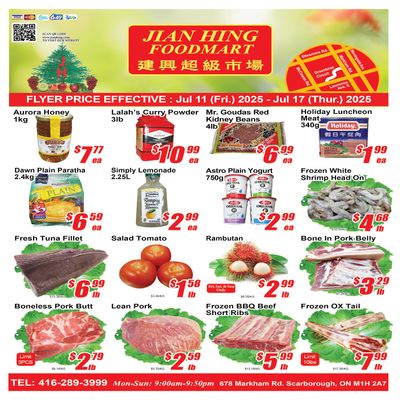 Jian Hing Foodmart (Scarborough) Flyer July 11 to 17