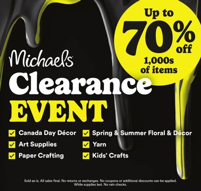 Michael's Flyer July 11 to 17