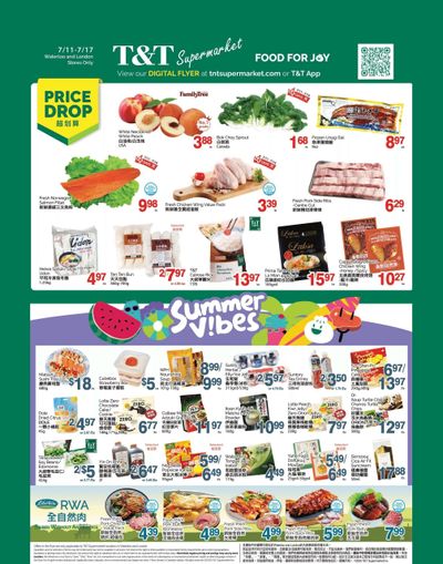 T&T Supermarket (London & Waterloo) Flyer July 11 to 17