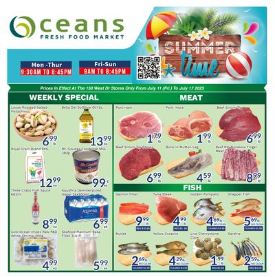 Oceans Fresh Food Market (Brampton) Flyer July 11 to 17