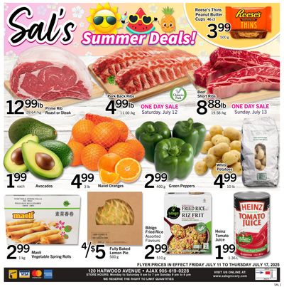 Sal's Grocery Flyer July 11 to 17