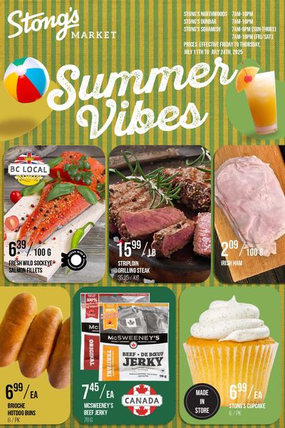 Stong's Market Flyer July 11 to 24