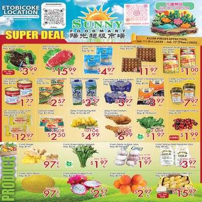 Sunny Foodmart (Etobicoke) Flyer July 11 to 17