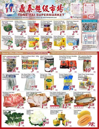 Tone Tai Supermarket Flyer July 11 to 17