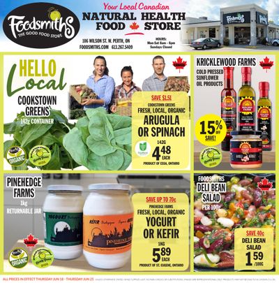 Foodsmiths Flyer June 18 to 25