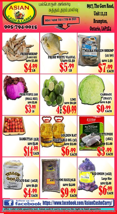 Asian Cash & Carry Flyer July 11 to 17