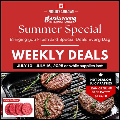 Basha Foods International Flyer July 10 to 16