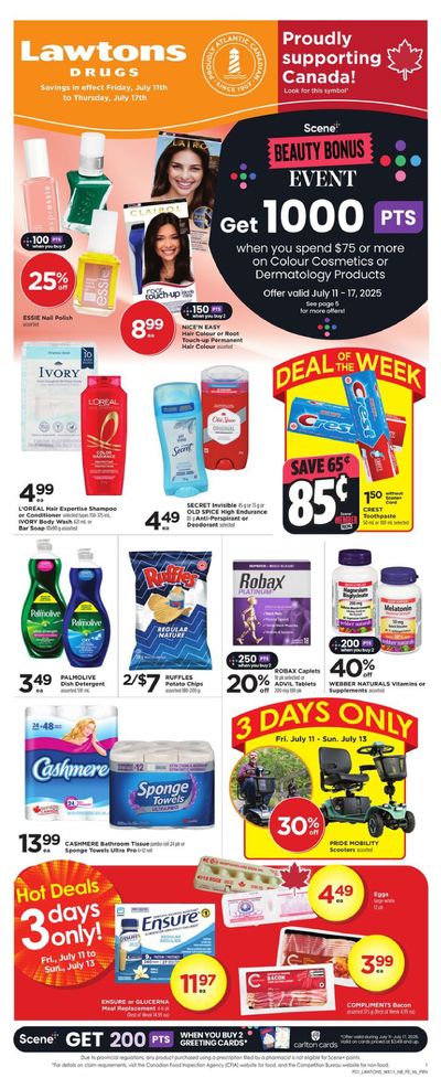 Lawtons Drugs Flyer July 11 to 17