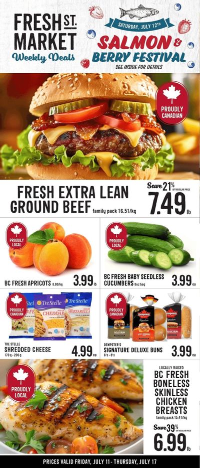 Fresh St. Market Flyer July 11 to 17