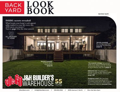 J&H Builder's Warehouse Backyard Flyer July 11 to 31