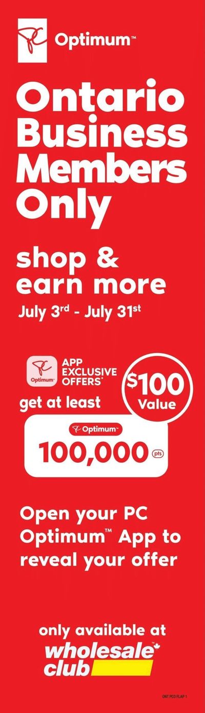 Wholesale Club (ON) Flyer July 10 to 30