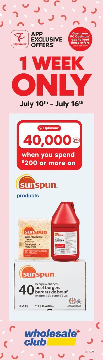 Wholesale Club (Atlantic) Flyer July 10 to 31
