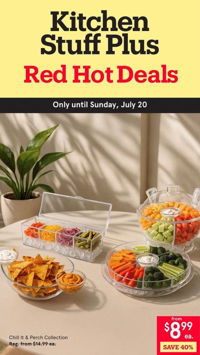 Kitchen Stuff Plus Red Hot Deals Flyer July 14 to 20
