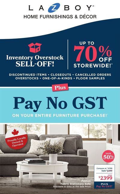 La-Z-Boy (Greater Vancouver) Flyer July 14 to 20