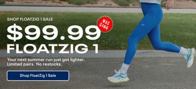 Reebok Canada Limited Time Floatzig 1 Shoes Offer: Save 46% + Sale