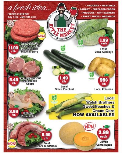 The Apple Market Flyer July 14 to 20