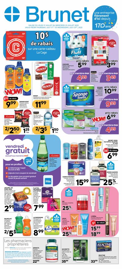 Brunet Flyer July 17 to 23