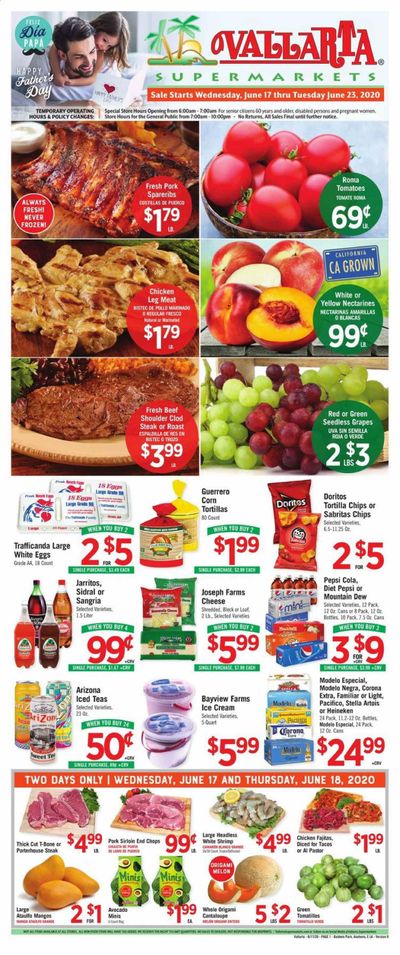 Vallarta Weekly Ad & Flyer June 17 to 23