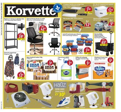 Korvette Flyer July 17 to 30