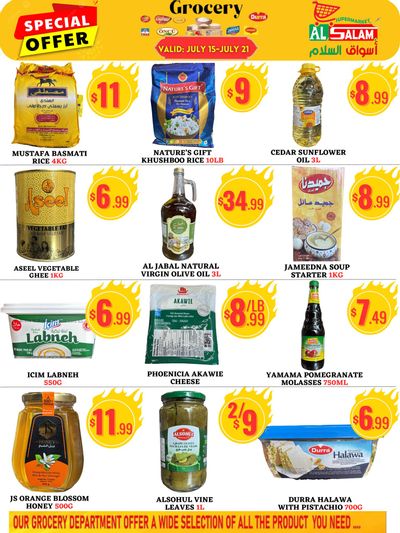 Al-Salam Supermarket Flyer July 15 to 21