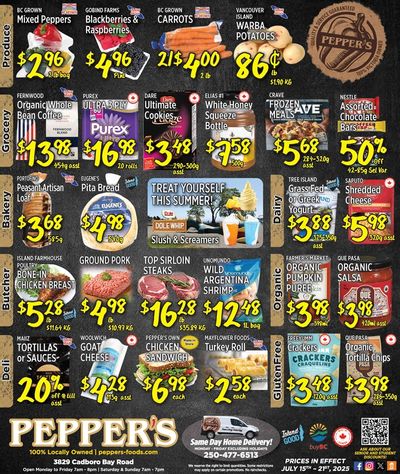 Pepper's Foods Flyer July 15 to 21