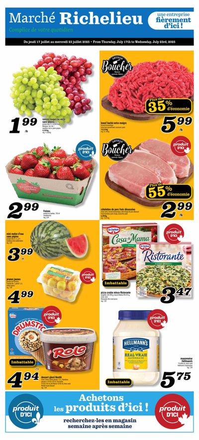 Marche Richelieu Flyer July 17 to 23